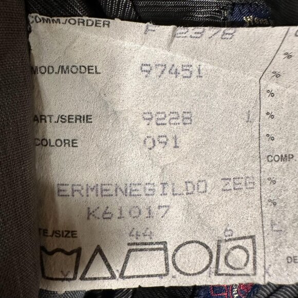 Ermenegildo Zegna Traveller Blazer Men Size US 34L EUR 44L Austrian Wool Italy - Picture 9 of 13
